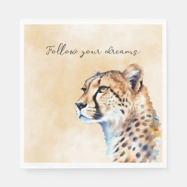 Cheetah Napkin (Front)