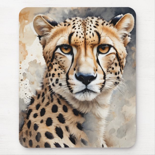 Cheetah no8 mouse mat (Front)