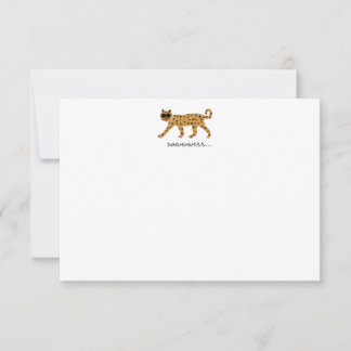 Cheetah Notecard