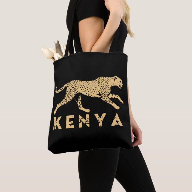 Cheetah Of Kenya Tote Bag (Close Up)