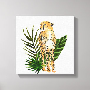 Cheetah Outlook Canvas Print