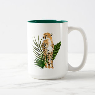 Cheetah Outlook Two-Tone Coffee Mug