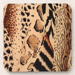 Cheetah Pattern Coaster