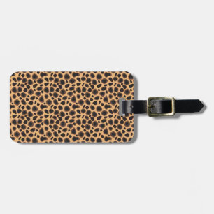 Cheetah Pattern Luggage Tag