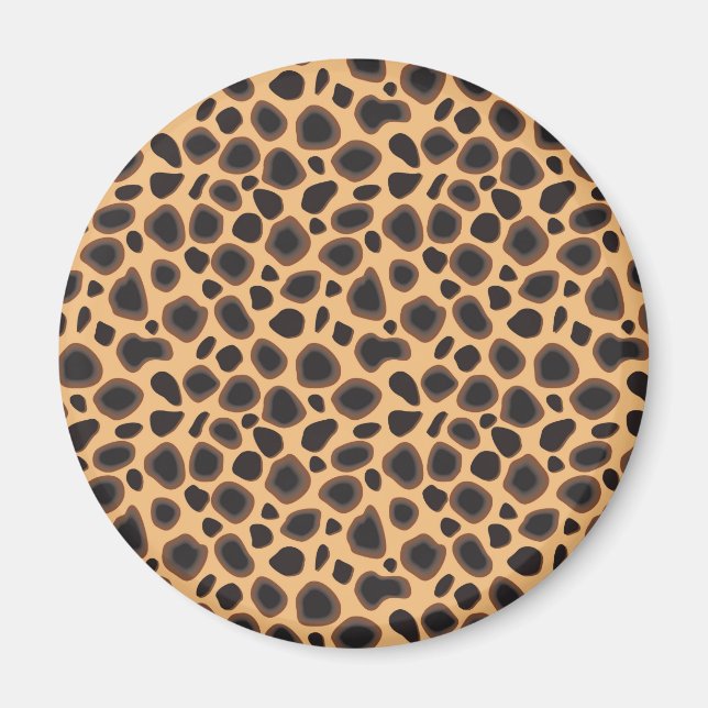 Cheetah Pattern Magnet (Front)