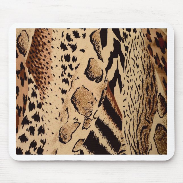 Cheetah Pattern Mouse Mat (Front)