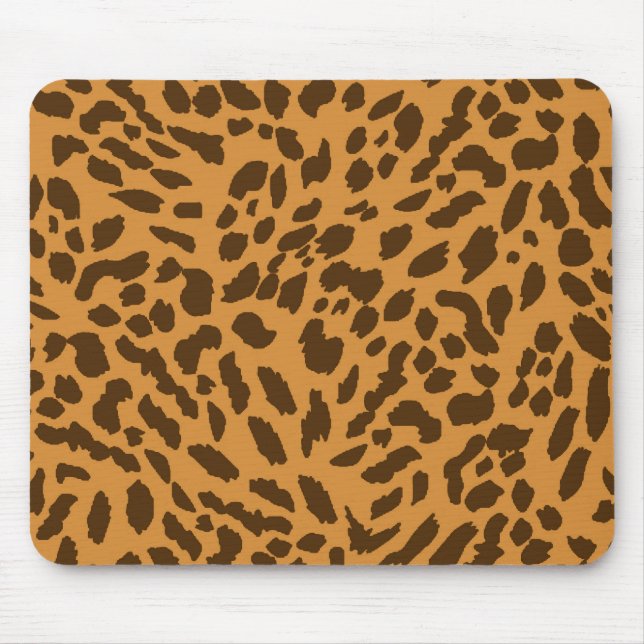 cheetah pattern mouse mat (Front)