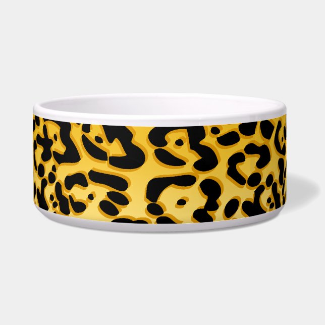 Cheetah Peace Angel ceramic bowl (Front)