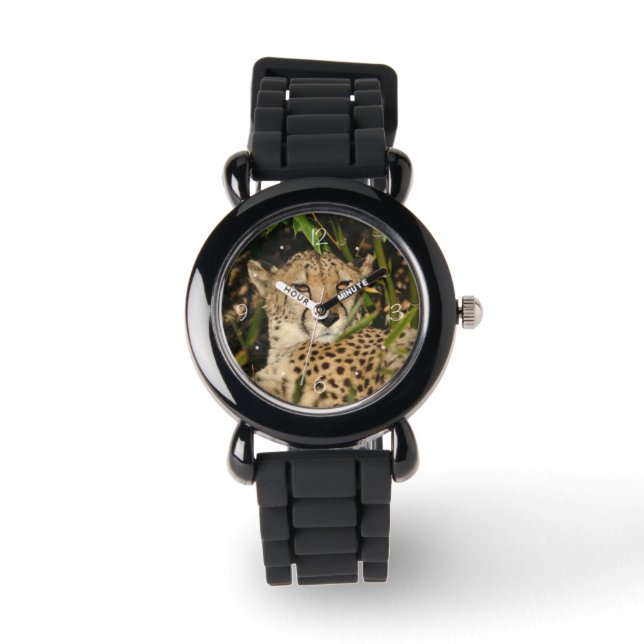 Cheetah photograph watch (Front)