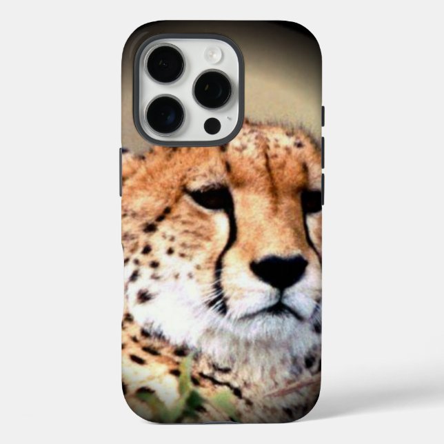 Cheetah Portrait by Full Moon: Nature's Grace Case-Mate iPhone Case (Back)