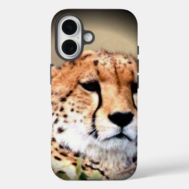 Cheetah Portrait by Full Moon: Nature's Grace Case-Mate iPhone Case (Back)