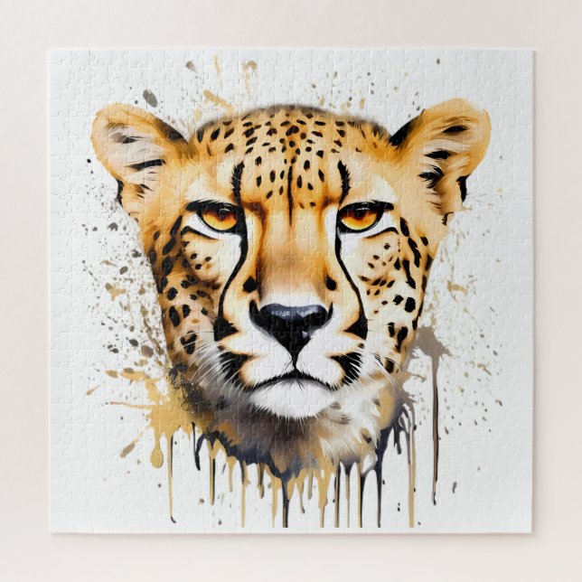 Cheetah Portrait Jigsaw Puzzle (Vertical)