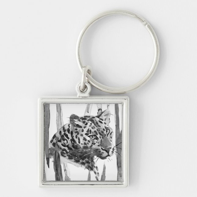 Cheetah Portrait Key Ring (Front)
