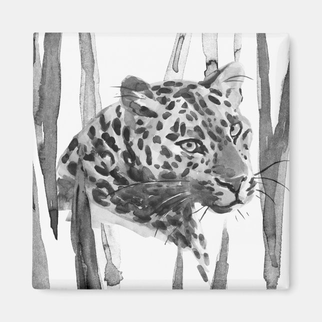 Cheetah Portrait Magnet (Front)