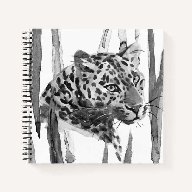 Cheetah Portrait Notebook (Front)