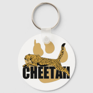 Cheetah Power Key Ring