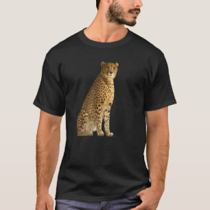 Cheetah Predatory Cat Africa Cat Wild Illustration T-Shirt