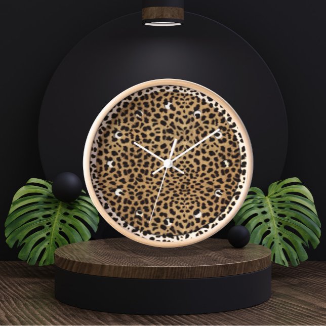 Cheetah Print Clock (Cheetah Print Clock by Looly Elzayat)