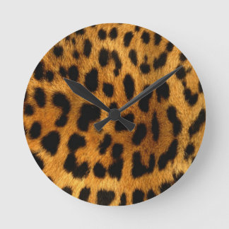 Cheetah Print Clock