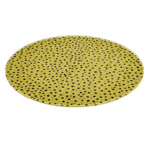 Cheetah Print in Natural Colour Cutting Board