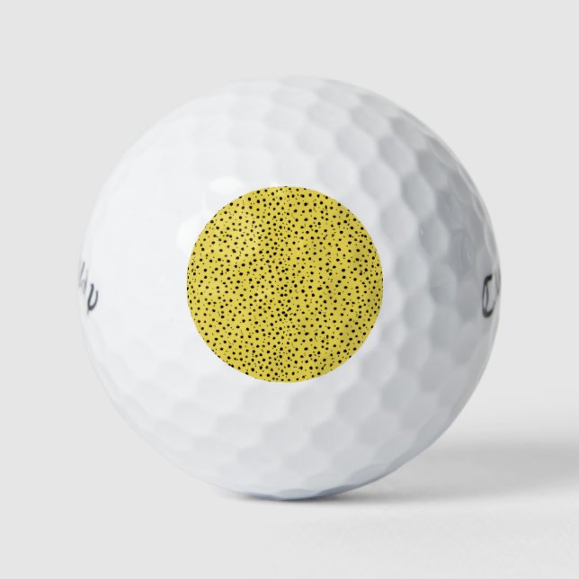 Cheetah Print in Natural colours Golf Balls (Front)