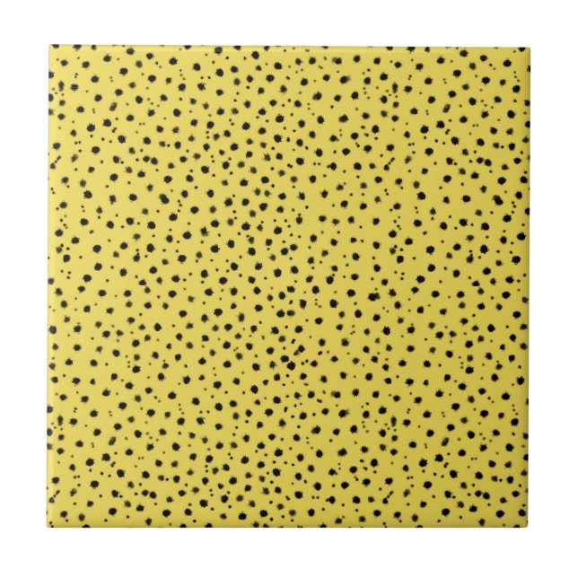 Cheetah Print in Natural colours  Tile (Front)