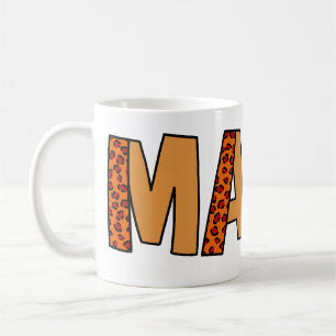 Cheetah Print Leopard Mum Coffee Mug