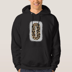 Cheetah Print Letter O Initial Letter O Leopard B Hoodie