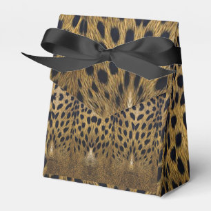 Cheetah Print Pattern Favour Box