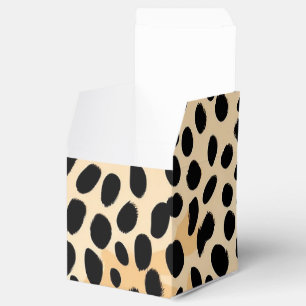 Cheetah Print Pattern Favour Box