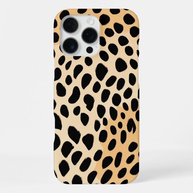 Cheetah Print Pattern iPhone Case (Back)
