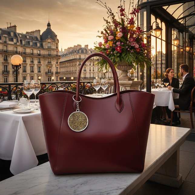 Cheetah Print pattern Key Ring (Cheetah Print pattern Keychain
)