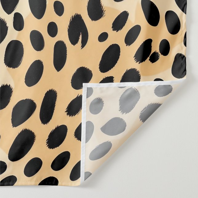 Cheetah Print Pattern Tapestry (Detail)