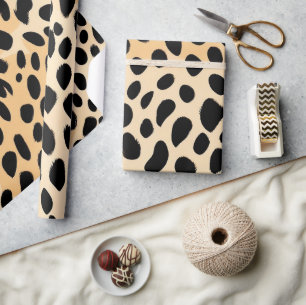 Cheetah Print Pattern Wrapping Paper