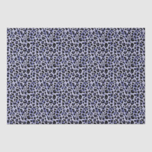 Cheetah print - periwinkle tissue paper