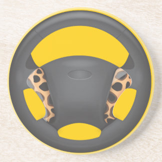Cheetah Print Steering Wheel Coaster