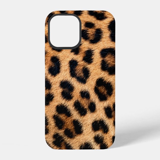 Cheetah print texture iPhone case (Back)