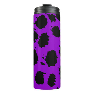Cheetah Purple Thermal Tumbler
