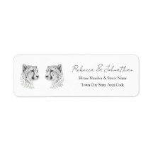 Cheetah Return Address | Elegant Wildlife Style