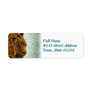 Cheetah Return Address Label