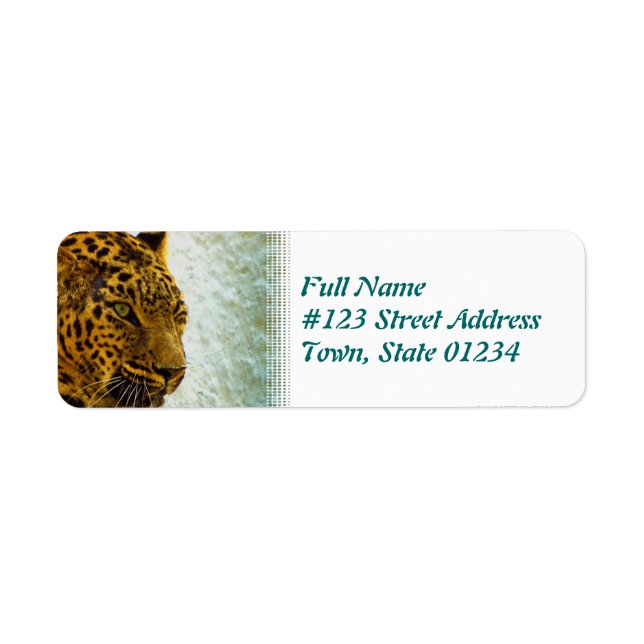 Cheetah Return Address Label (Front)
