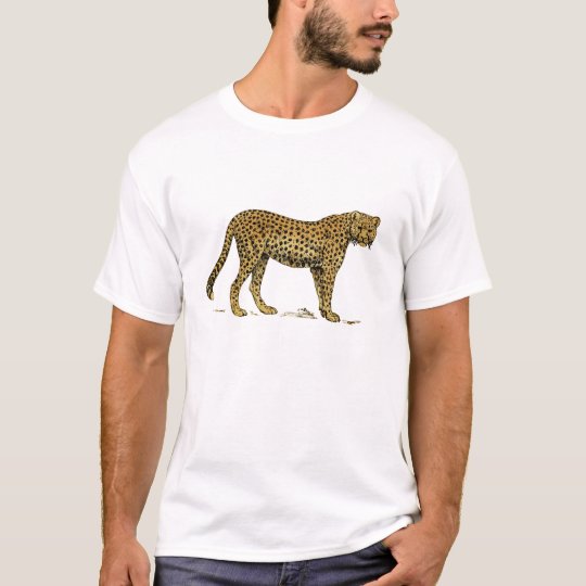 Cheetah Safari Moss green Ladies T T-Shirt