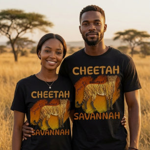 Cheetah Save the Beauty of Savannah Adventure Love T-Shirt