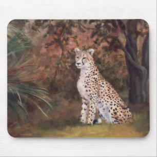 Cheetah Sitting Proud Mousepad