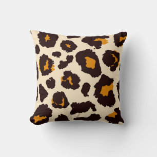 Cheetah Skin, Animal Print Texture. Cushion
