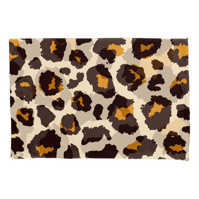 Cheetah Skin, Animal Print Texture. Pillowcase (Front)