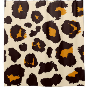 Cheetah Skin, Animal Print Texture. Shower Curtain