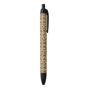 Cheetah skin pattern black ink pen