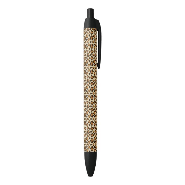 Cheetah skin pattern black ink pen (Bottom (Vertical))