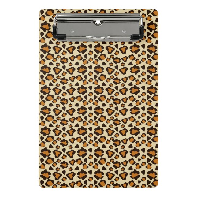 Cheetah skin pattern mini clipboard (Front)